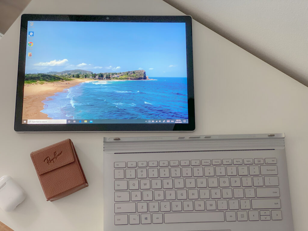 Microsoft Surface Laptop 3 separated from keyboard base
