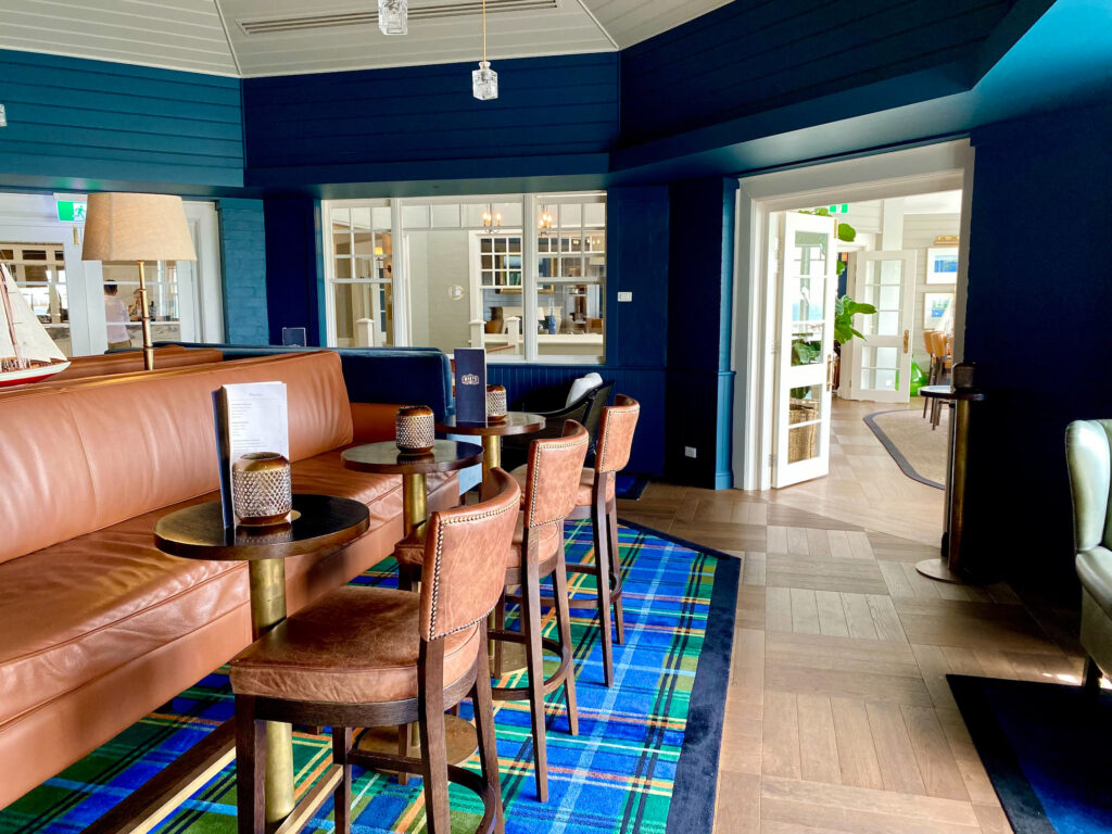 Anchorage Hotel Port Stephens reception lounge area
