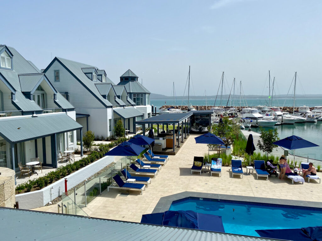 Anchorage Hotel Port Stephens family pool area
